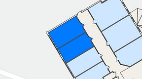 
							Planritning för Easy Office Järna, 2 privata rum, 54 m²