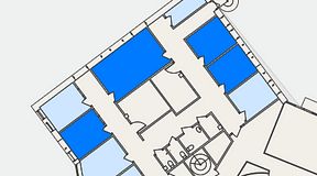 
							Planritning för Regus Saltsjö-Boo, 4 privata rum, 52 m²