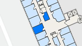 
							Planritning för Regus Helsingborg Södergatan, 2 privata rum, 17 m²