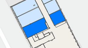 
							Planritning för Convendum Vegagatan 14, 2 privata rum, 37 m²