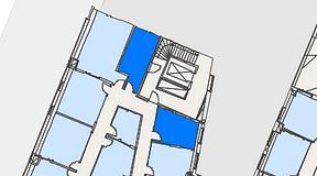 
							Planritning för Regus Östermalmstorg, 2 privata rum, 25 m²