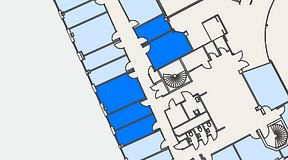 
							Planritning för Genetor K6, 5 privata rum, 60 m²