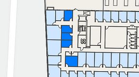 
							Planritning för Regus Mariestad, 5 privata rum, 46 m²