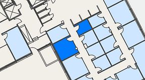 
							Planritning för Spaces Hyllie Vista, 2 privata rum, 23 m²