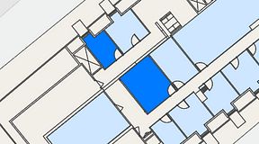 
							Planritning för Spaces Gamla Stan, 2 privata rum, 29 m²