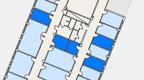 
							Planritning för Växthuset Jägershillgatan, 5 privata rum, 44 m²