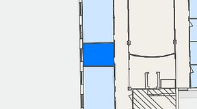 Planritning för FASTOFFICE Johanneslundsvägen 2, 1 privata rum, 12 m²