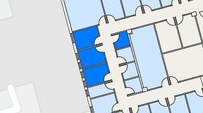 Planritning för Regus Lidingö, 4 privata rum, 23 m²