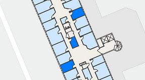 Planritning för Regus Helsingborg Södergatan, 3 privata rum, 26 m²