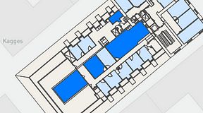 
							Planritning för Spaces Gamla Stan, 4 privata rum, 117 m²