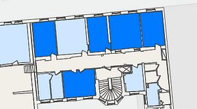 
							Planritning för KG10 Kungsgatan 8, 5 privata rum, 101 m²