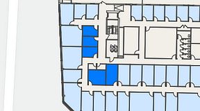 
							Planritning för Regus Mariestad, 5 privata rum, 49 m²