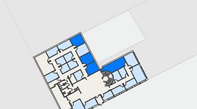 
							Planritning för Regus Kalmar, 4 privata rum, 57 m²