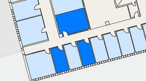 
							Planritning för Regus Lidingö, 3 privata rum, 40 m²