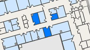 
							Planritning för United Spaces Östra Hamngatan, 3 privata rum, 21 m²