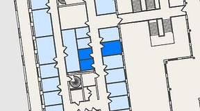
							Planritning för Spaces Nordenskiöldsgatan, 3 privata rum, 19 m²