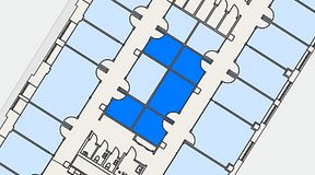 
							Planritning för Convendum Sundbyberg, 5 privata rum, 43 m²