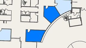 
							Planritning för EQ Coworking, 2 privata rum, 49 m²