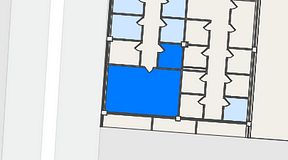 
							Planritning för Kungsholmens Kontorshotell Warfvinges väg, 2 privata rum, 46 m²