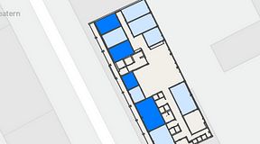 
							Planritning för Convendum Vegagatan 14, 4 privata rum, 74 m²