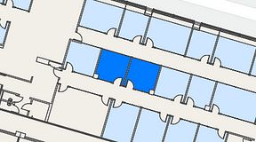 
							Planritning för Spaces Umami Park Sundbyberg, 2 privata rum, 26 m²