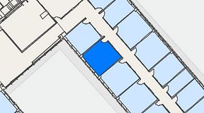 
							Planritning för Regus Svetsarvägen 15, 1 privata rum, 4 m²
