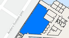 
							Planritning för CoW Arenastaden, 1 privata rum, 200 m²