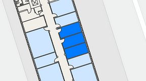 
							Planritning för FASTOFFICE Linta Gårdsväg, 3 privata rum, 30 m²