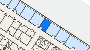 Planritning för CoW Arenastaden, 1 privata rum, 9 m²