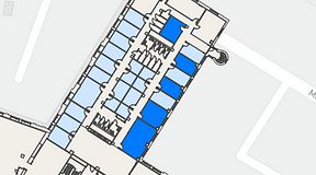
							Planritning för Convendum Sundbyberg, 5 privata rum, 122 m²