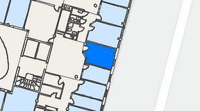 
							Planritning för Quick Office Danderyd, 1 privata rum, 15 m²