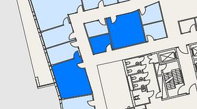 
							Planritning för Mindpark Mölndal, 3 privata rum, 59 m²