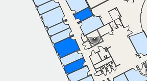 
							Planritning för Genetor K6, 3 privata rum, 35 m²