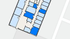 
							Planritning för Växthuset Jägershillgatan, 4 privata rum, 54 m²
