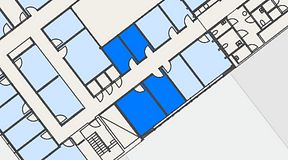 
							Planritning för Convendum Avenyn, 4 privata rum, 46 m²