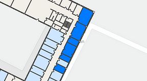 
							Planritning för Quick Office Älvsjö, 4 privata rum, 101 m²