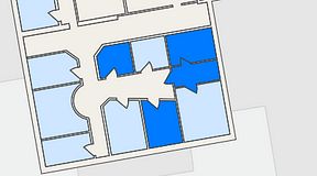 
							Planritning för Växthuset Vasatorpsvägen, 4 privata rum, 37 m²