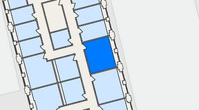 
							Planritning för THE WORKS Ringvägen, 1 privata rum, 19 m²