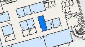
							Planritning för United Spaces Östra Hamngatan, 1 privata rum, 11 m²