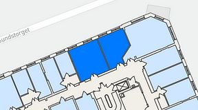 
							Planritning för Genetor Elverket, 2 privata rum, 43 m²