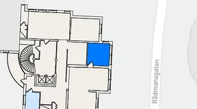 
							Planritning för Regus Triangeln Station, 1 privata rum, 19 m²