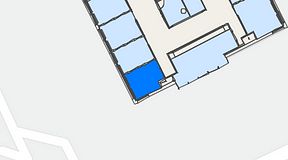 
							Planritning för Convendum Västra Järnvägsgatan 3, 1 privata rum, 9 m²