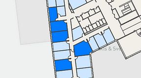 
							Planritning för Regus Rotsunda, 5 privata rum, 92 m²