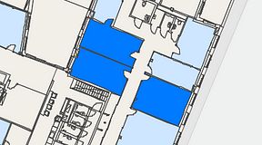 
							Planritning för Regus Östermalmstorg, 3 privata rum, 68 m²