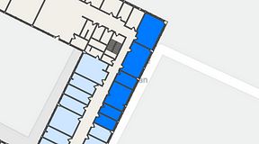 
							Planritning för Quick Office Älvsjö, 4 privata rum, 101 m²