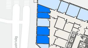 
							Planritning för A house Sickla, 4 privata rum, 76 m²
