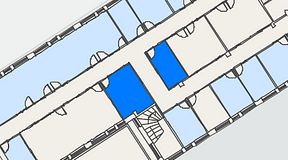
							Planritning för Regus Kistagången 20b, 2 privata rum, 28 m²