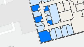 
							Planritning för Regus Lidingö, 5 privata rum, 40 m²