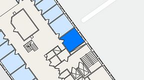 Planritning för THE WORKS Slakthusområdet, 1 privata rum, 13 m²