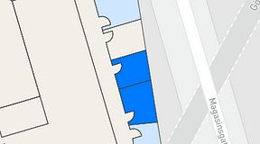 
							Planritning för Walborg Ventures, 2 privata rum, 25 m²